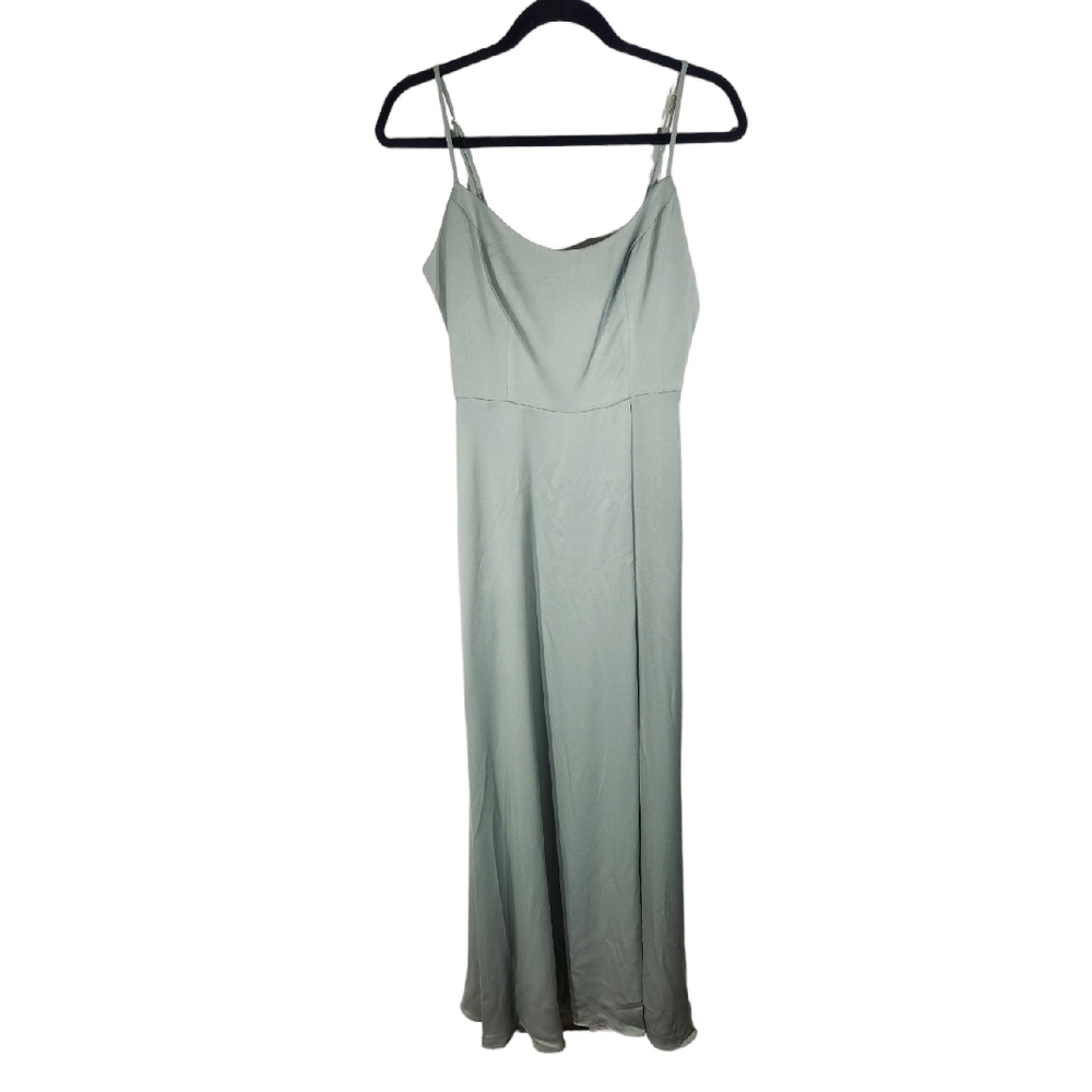 Celebrate DB Studio Dress Size 8 Green Long A line Pockets